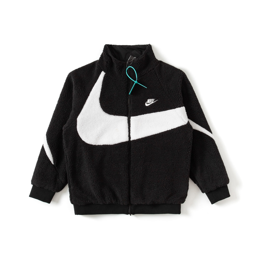 Jaqueta Nike Fleece Big Swoosh (reversível)