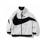 Jaqueta Nike Fleece Big Swoosh (reversível)