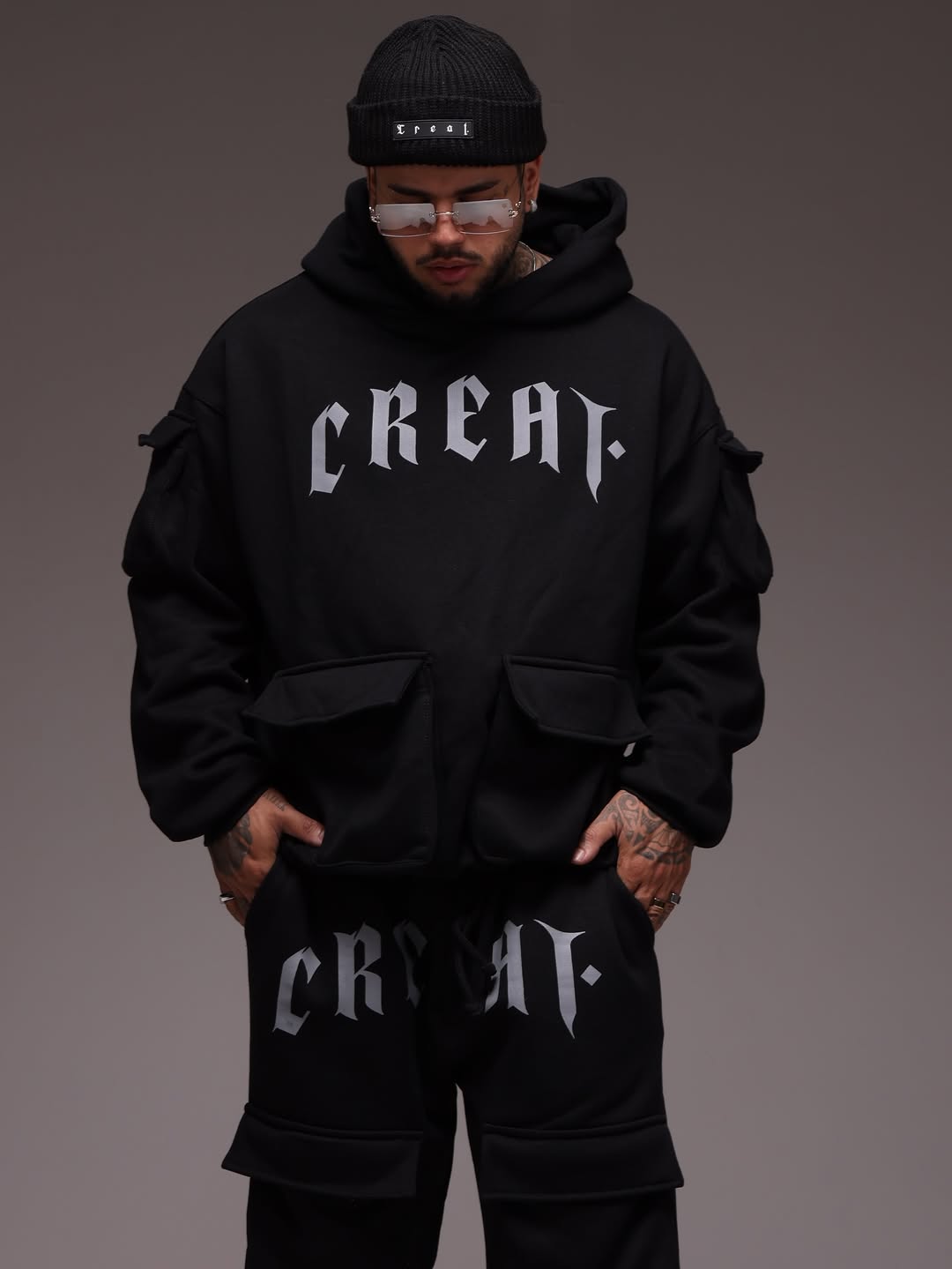CONJUNTO MOLETOM CREAT BLAC
