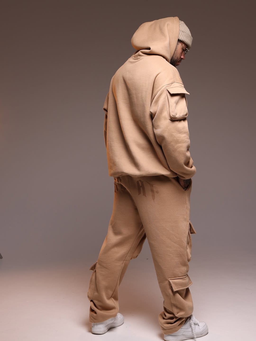 CONJUNTO MOLETOM CREAT MARROM